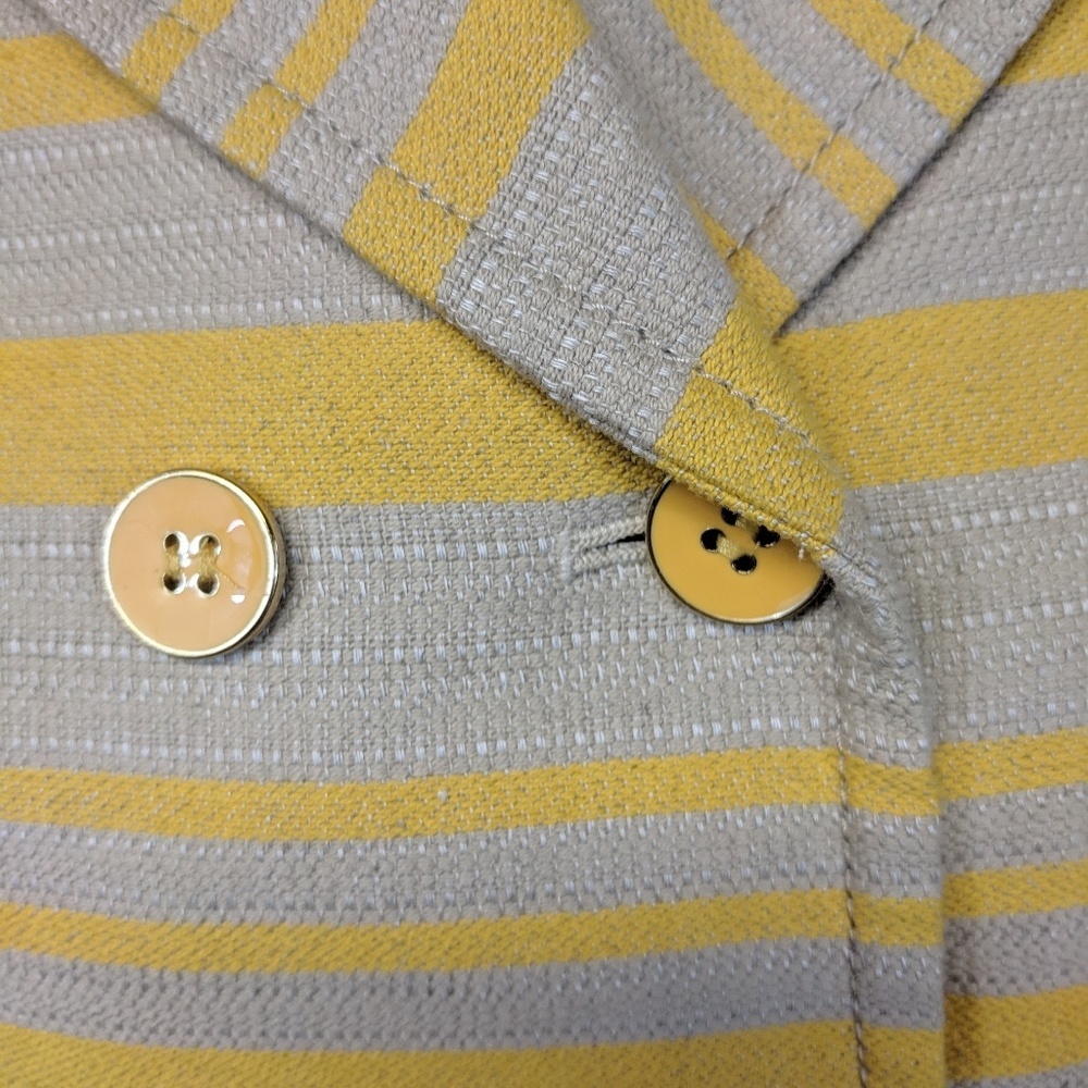 Talbots Double Breasted Cropped Jacket - image 3